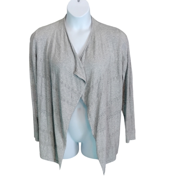 Calvin Klein Open Front Cardigan - Picture 3 of 6